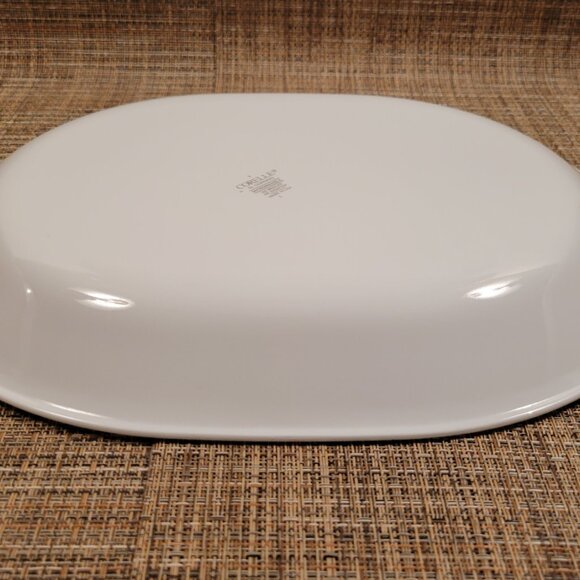 Corelle Corning Ware White Serving /Meat Platter 12 1/4"x 10" USA - Picture 6 of 7